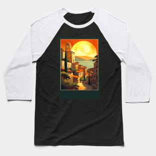 Vintage Travel Poster of the Italy Baseball T-Shirt